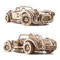 Hračka Ugears 3D mechanické puzzle - Driftujúci závodiak Cobra 370 ks, 2