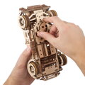 Hračka Ugears 3D mechanické puzzle - Driftujúci závodiak Cobra 370 ks, 6