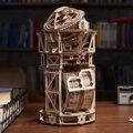Ugears 3D mechanické puzzle - Hodinový strojček s tourbillonom 338 ks, 6, hračky