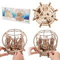 Hračka Ugears 3D mechanické puzzle - Mechanické akvárium 325 ks, 1