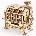 Ugears 3D mechanické puzzle - STEM klikacie počítadlo 157 ks