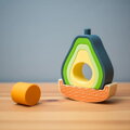 Hračka Bigjigs Toys Balančná hra Avokádo, 3