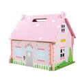 Hračka Bigjigs Toys Prenosný drevený domček pre bábiky, 2