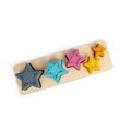 Hračka Bigjigs Toys Vkladacie puzzle Hviezdy, 1