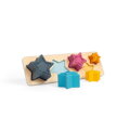 Hračka Bigjigs Toys Vkladacie puzzle Hviezdy, 4