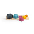 Hračka Bigjigs Toys Vkladacie puzzle Hviezdy, 2