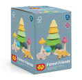 Hračka Bigjigs Toys Hrací set Lesné zvieratká, 12