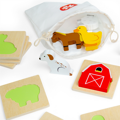 Hračka Bigjigs Toys Cestovná hra Hmataj a nájdi Farma, 5