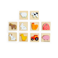 Hračka Bigjigs Toys Cestovná hra Hmataj a nájdi Farma, 3