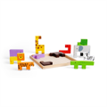 Bigjigs Toys Drevené puzzle bloky so zvieratkami safari, 5, hry pre deti