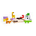 Hračka Bigjigs Toys Drevené puzzle bloky so zvieratkami safari, 5