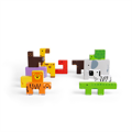 Hračka Bigjigs Toys Drevené puzzle bloky so zvieratkami safari, 7