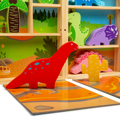 Bigjigs Toys Krabička na hranie Dinosaury, 4, hry pre deti