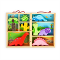 Hračka Bigjigs Toys Krabička na hranie Dinosaury, 5
