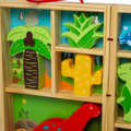 Bigjigs Toys Krabička na hranie Dinosaury, 6, hry pre deti