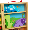 Bigjigs Toys Krabička na hranie Dinosaury, 7, hry pre deti