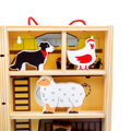 Bigjigs Toys Krabička na hranie Farma, 7, hry pre deti