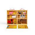 Hračka Bigjigs Toys Krabička na hranie Farma, 4