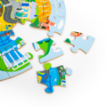 Bigjigs Toys Kruhové puzzle Recyklácia, 5, hry pre deti