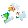 Bigjigs Toys Kruhové puzzle Recyklácia, 6, hry pre deti