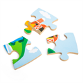 Hračka Bigjigs Toys Kruhové puzzle Recyklácia, 6