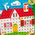 Hračka Bigjigs Toys Prevliekacia doska domček, 3
