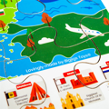 Bigjigs Toys Puzzle Európske pamiatky, 9, hry pre deti