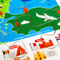 Hračka Bigjigs Toys Puzzle Európske pamiatky, 9
