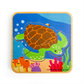 Hračka Bigjigs Toys Puzzle Životný cyklus korytnačky, 7