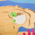 Bigjigs Toys Puzzle Životný cyklus korytnačky, 2, hry pre deti