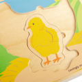 Hračka Bigjigs Toys Puzzle Životný cyklus sliepky, 6