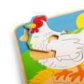 Hračka Bigjigs Toys Puzzle Životný cyklus sliepky, 7