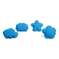Hračka Bigjigs Toys Silikonové formičky modré Ocean, 7