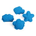 Bigjigs Toys Silikonové formičky modré Ocean, 8, hračky