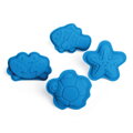 Hračka Bigjigs Toys Silikonové formičky modré Ocean, 8