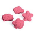 Bigjigs Toys Silikónové formičky ružové Coral, 1, hračky