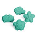 Hračka Bigjigs Toys Silikónové formičky zelené Eggshell, 1