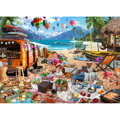 Brain Tree Puzzle Dovolenka na pláži 1000 dielikov, 2, hračky