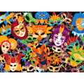 Hračka Brain Tree Puzzle Kúzelné masky 500 dielikov, 2