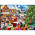Hračka Brain Tree Puzzle Štedrý večer 1000 dielikov, 2