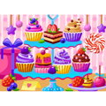 Hračka Brain Tree Puzzle V Cukrárni 1000 dielikov, 2
