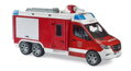 Hračka Bruder 2680 Hasičské vozidlo MB Sprinter so svetelným a zvukovým modulom, 2