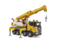 Hračka Bruder Nákladné auto Scania so žeriavom Liebherr, 1