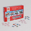 Hračka Chronicle Books Puzzle LEGO® Vianočné puzzle vlak 4x100 dielikov, 4