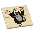 Hračka Detoa Drevené puzzle Krtko, 1