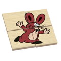 Hračka Detoa Drevené puzzle Krtko, 4