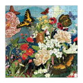 Galison Drevené puzzle záhrada motýľov 144 dielikov, 3, hry pre deti