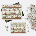 Hračka Galison Puzzle Police s rastlinami 1000 dielikov, 4