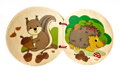 Hess Obrázková kniha Líška a zvieratká z lesa, 3, hry pre deti