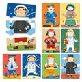 Hračka Moja maxi mix puzzle Práca, 3